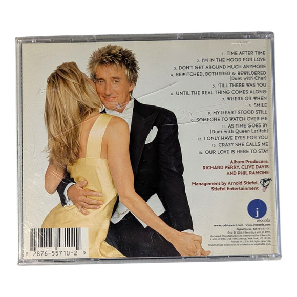 As Time Goes By: The Great American Songbook, Vol. 2" by Rod Stewart Vintage CD - Picture 4 of 4